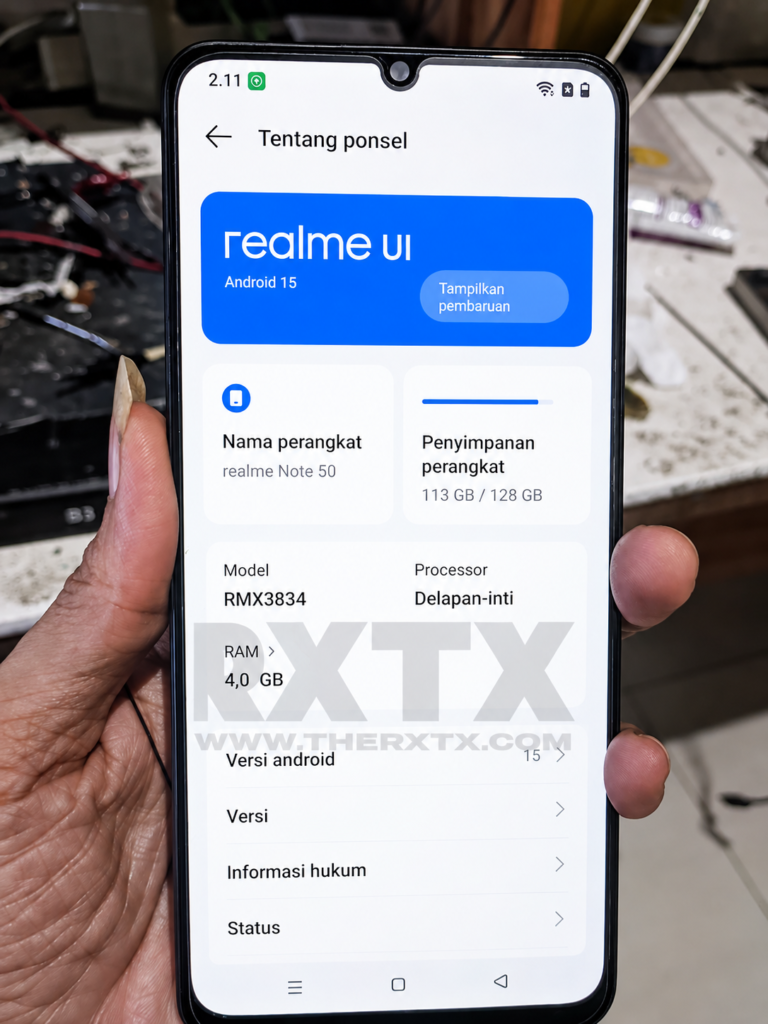 Realme Note 50 RMX3834 Readback Pandora 128GB