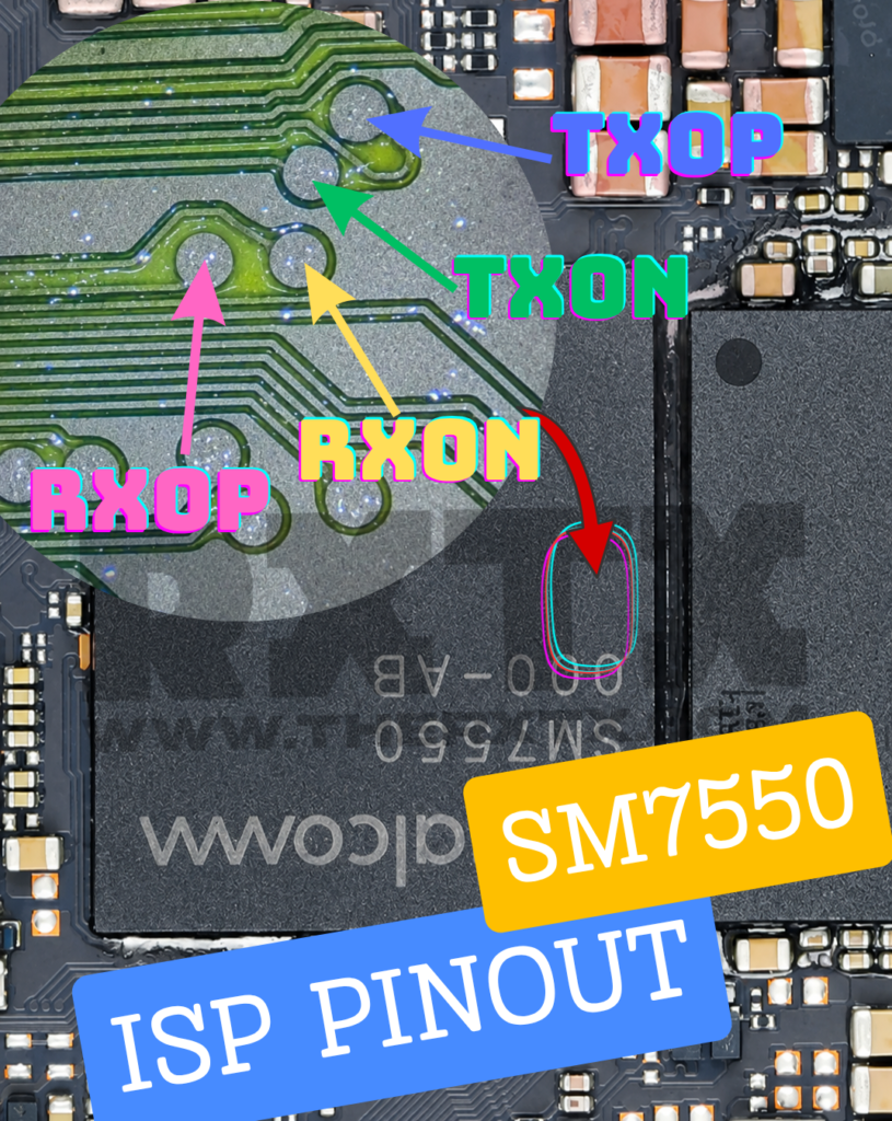 Snapdragon SM7550 ISP Pinout