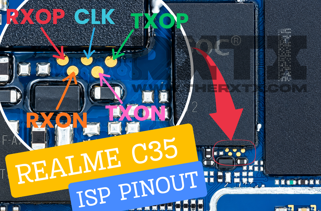 Realme C35 ISP Pinout
